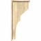 Ekena Millwork Monterey Rough Sawn Corbel w/Backplate, Douglas Fir, 6"W x 14"D x 30"H COR06X14X30MON01RDF - alternate 2